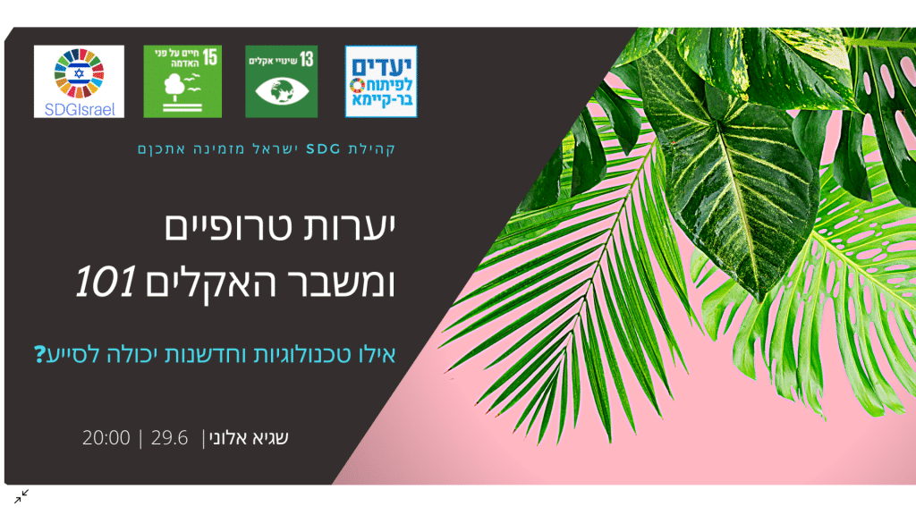 קהילת SDG ישראל וובינר